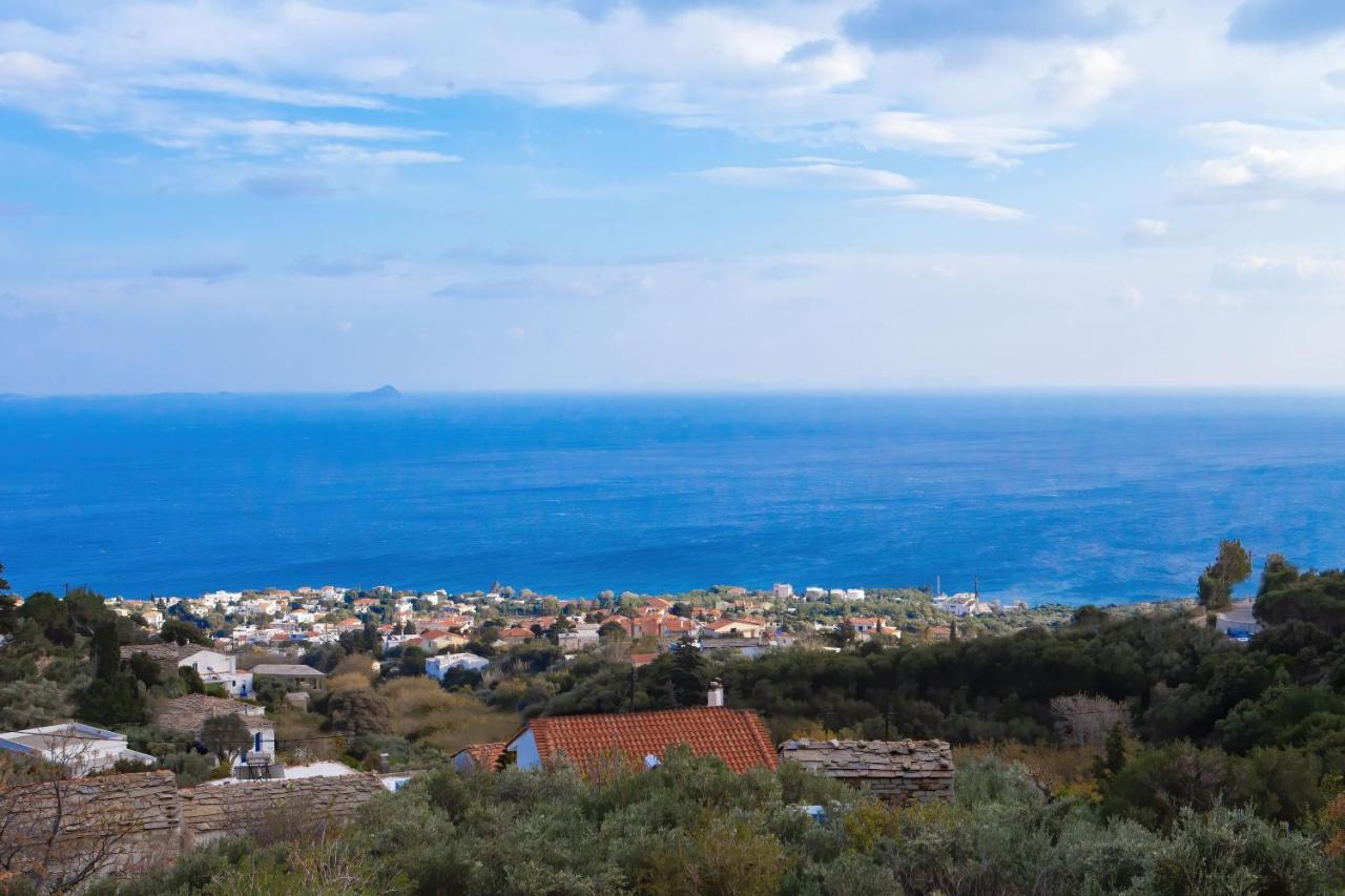 Tsapelas Villas Agios Kirykos  Luaran gambar