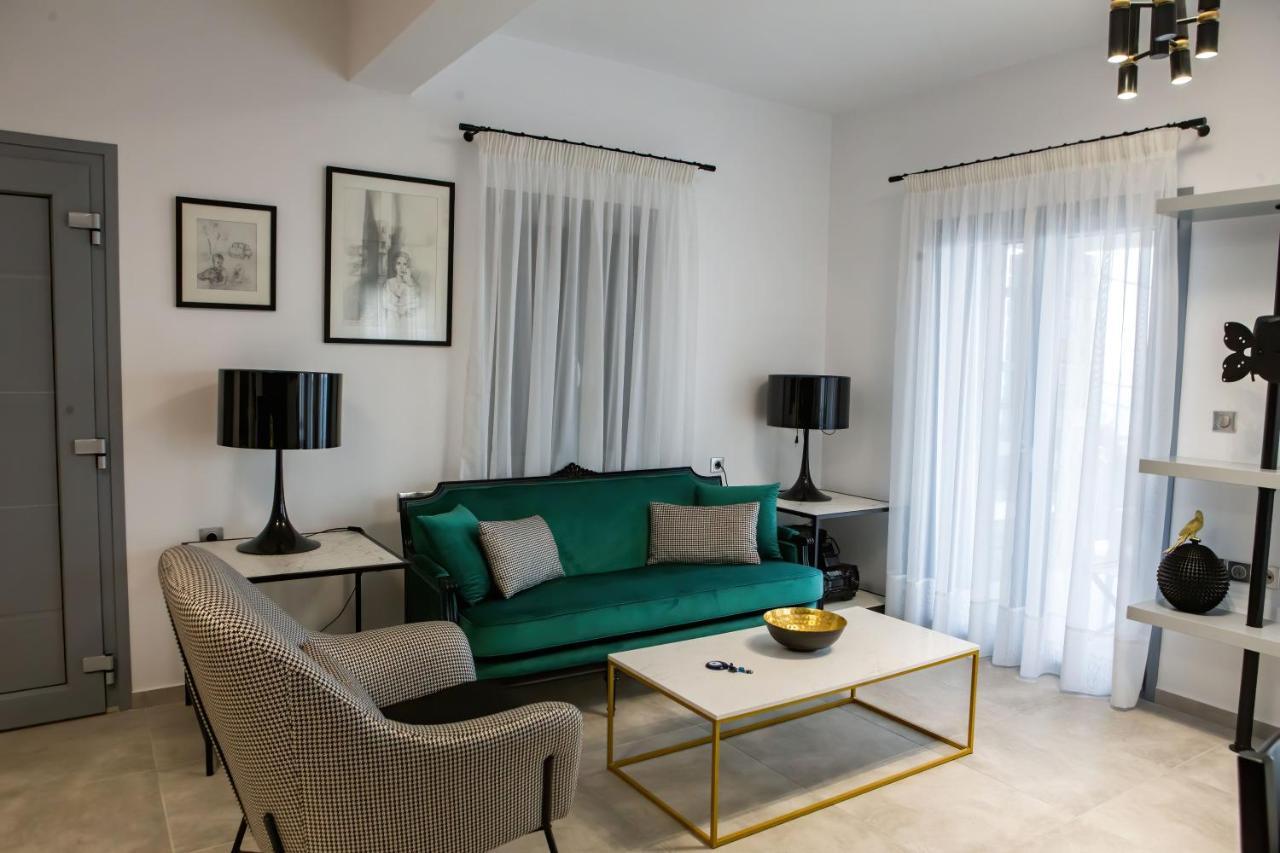 Tsapelas Villas Agios Kirykos  Luaran gambar