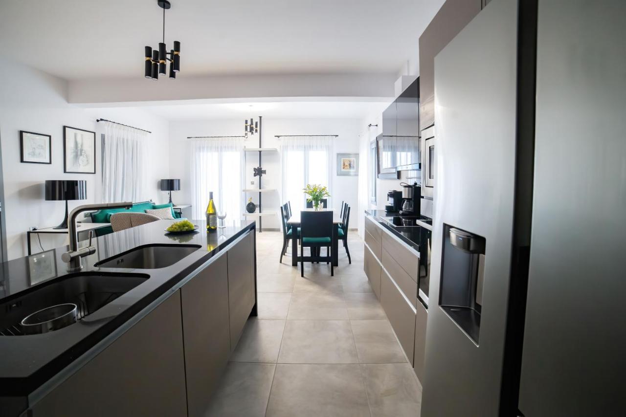 Tsapelas Villas Agios Kirykos  Luaran gambar