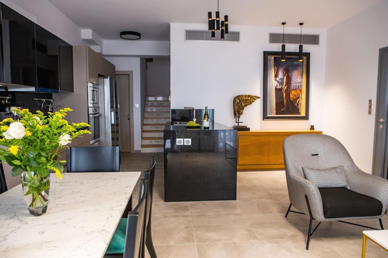 Tsapelas Villas Agios Kirykos  Luaran gambar