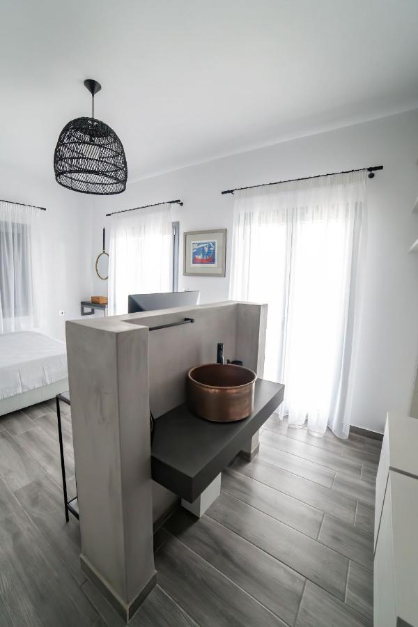 Tsapelas Villas Agios Kirykos  Luaran gambar