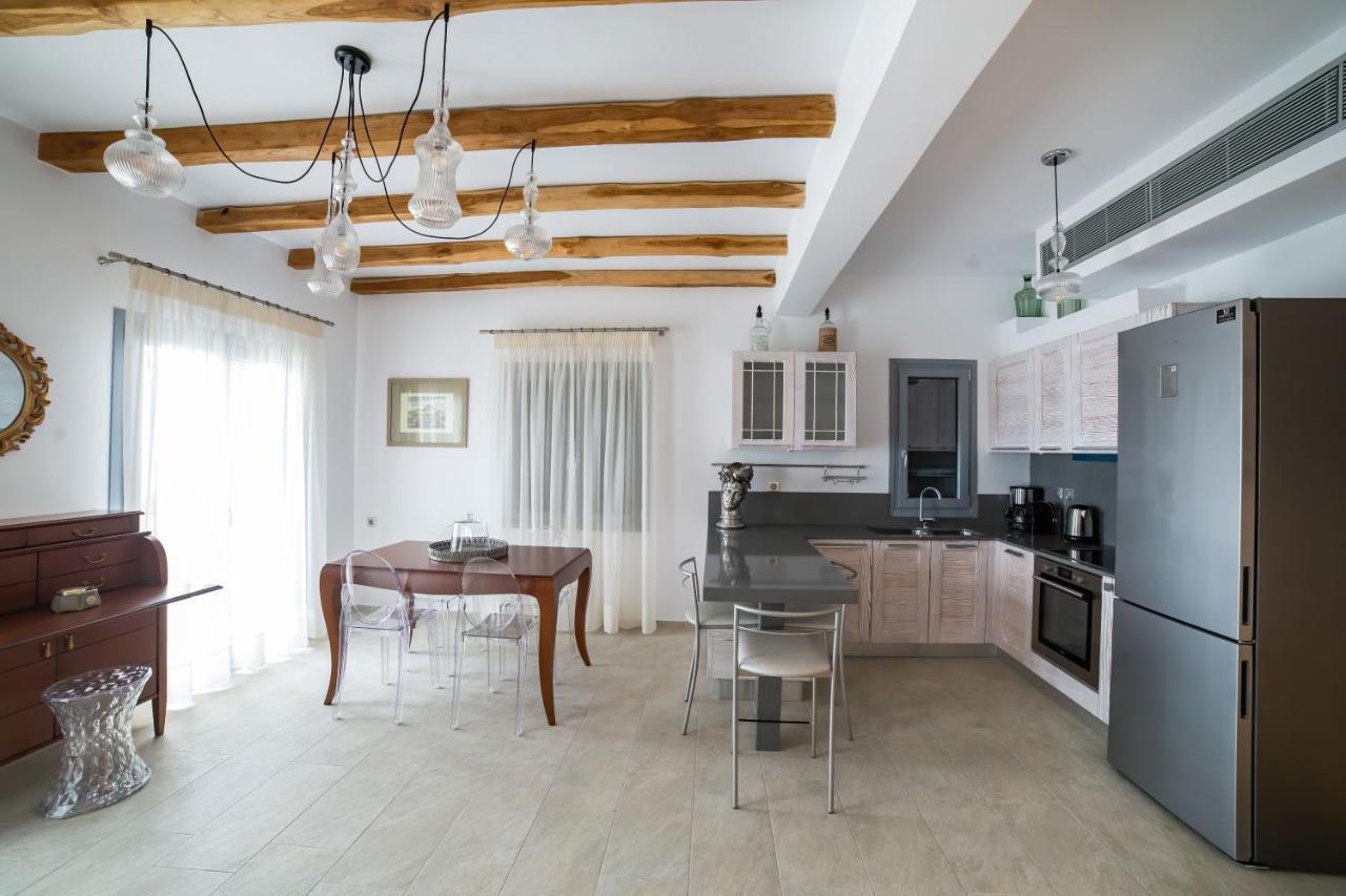 Tsapelas Villas Agios Kirykos  Luaran gambar