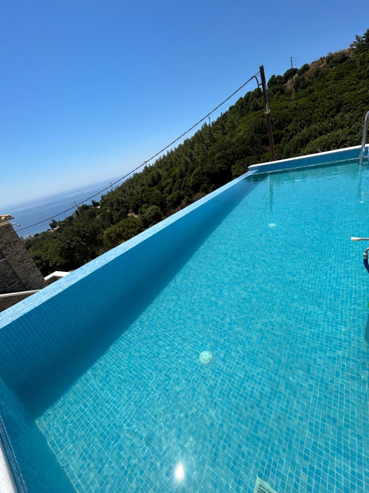 Tsapelas Villas Agios Kirykos  Luaran gambar
